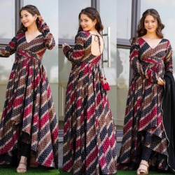 Trendy full stitched palazzo suit